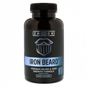 Zhou Nutrition, Iron Beard, 60 вегетарианских капсул