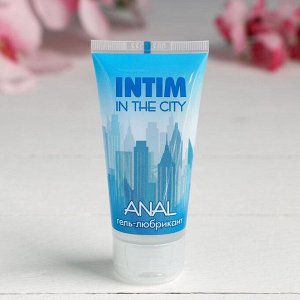 Интимный гель- смазка INTIM in the city anal, лубрикант на водной основе,, без запаха, 60 мл 515712