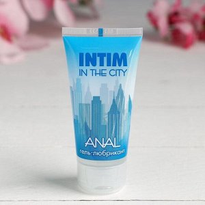 Интимный гель- смазка INTIM in the city anal, лубрикант на  водной основе,, без запаха, 60 мл 515712