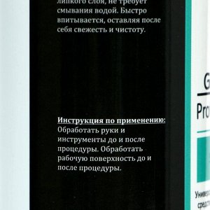 Антисептик спиртовой для рук и ногтей Gel*off Sanitizer с антибактериальным эффектом, 400 мл