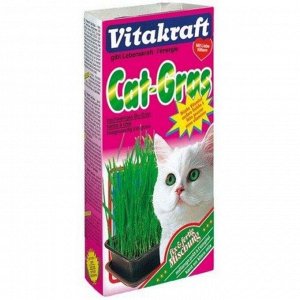 Смесь для проращивания свежей травы для кошек, лоток, 120 г