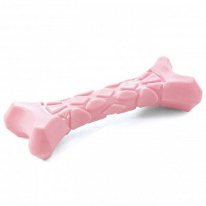 Игрушка Triol PUPPY для щенков из термопластичной резины "Косточка", 10,5 см, розовая