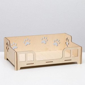 Кроватка-лежанка, для маленьких пород собак и кошек, 47,7 х 29,7 х 16,2 см