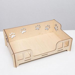 Кроватка-лежанка, для маленьких пород собак и кошек, 47,7 х 29,7 х 16,2 см