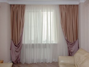 Ткань для штор с пошивом