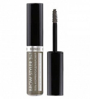 LUXVISAGE Гель корректор для бровей BROW STYLER 3 IN 1 №1 ЛАТТЕ