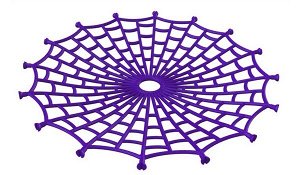 Сеть "канатного гнезда" фиолетовый