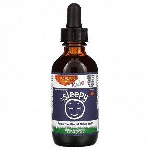 Bioray, NDF Sleepy для детей, Relax The Mind & Sleep Well (расслабление и крепкий сон), со вкусом кленового сиропа, 60 мл (2 жидкие унции)