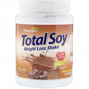 Naturade, Total Soy, коктейль для похудения, шоколад, 540 г (1,2 фунта)