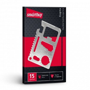 Набор инструментов-карточка, 15 функций, размеры 45х70мм Smartbuy tools (SBT-PSK-2)