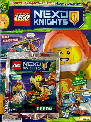 Ж-л LEGO NEXO KNIGHTS 03/18 С ВЛОЖЕНИEМ! Вложение Аарон с арболетом