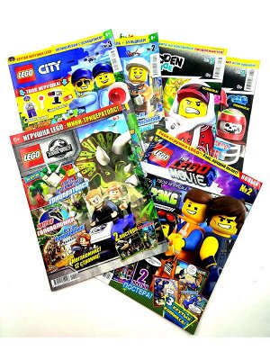 Комплект 6 журналов LEGO без вложений L1