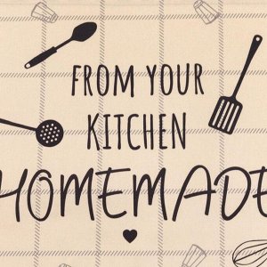 Дорожка на стол Этель Homemade 30?70 см, 100% хлопок, саржа 190 г/м?, бежевая