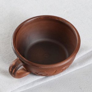 Чашка "Катон", декор, красная глина, 0.2 л