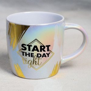 Кружка детская "Start the day", Минни Маус, гальваника 300 мл