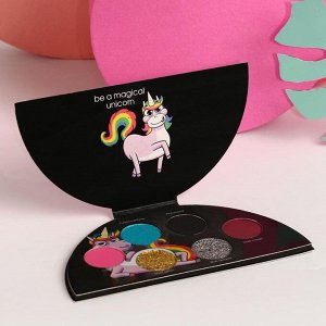 Палетка теней для век Unicorn vibes, 6 невероятных оттенков