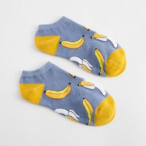 Носки укороченные MINAKU «Банан» размер 35-39 (22-25 см)