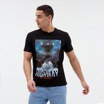 Футболка KAFTAN &quot;HIGHWAY&quot;, размер 56, цвет чёрный