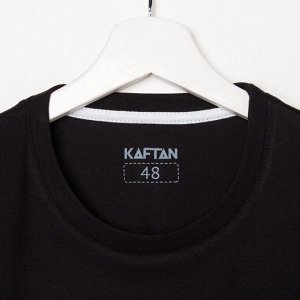 Футболка мужская Happy Dad, черная, KAFTAN