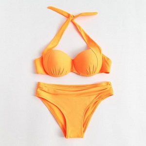 Купальник женский раздельный MINAKU "Classic", размер 42, цвет оранжевый