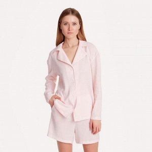 Блуза женская с воротником MINAKU: Enjoy цвет светло-розовый