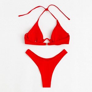 Купальник раздельный MINAKU &quot;Summer fashion&quot;, размер 48, цвет красный