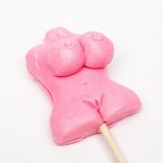 Карамель на палочке «Парочка», женское тело, 30 г