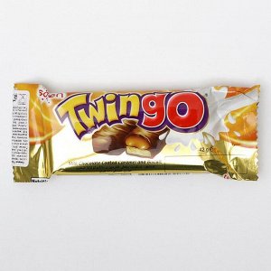 Печенье Twingo покрытый молочным шоколадом и карамелью, 42 г