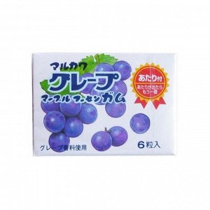 Жевательная резинка Marukawa MARUKAWA со вкусом винограда, 8 г