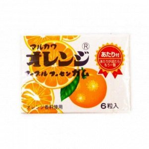 Жевательная резинка Marukawa со вкусом апельсина, 36 шт