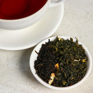 Подарочный набор 4 вида чая «23.02», чай чёрный, зелёный, чёрный с лимоном, зелёный с жасмином, 25 г. х 4 шт.
