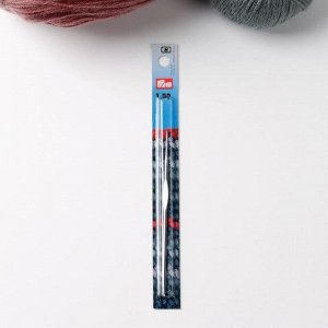 Крючок для вязания, для тонкой пряжи, c направляющей площадью, d = 1,5 мм, 12,5 см