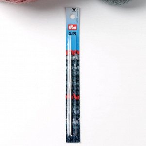 Крючок для вязания, для тонкой пряжи, c направляющей площадью, d = 2,5 мм, 12,5 см