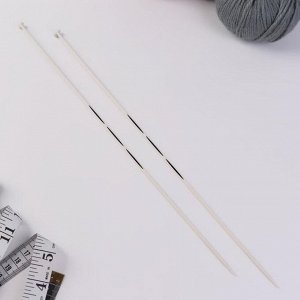 Спицы для вязания «Ergonomics», прямые, d = 3,5 мм, 35 см, 2 шт