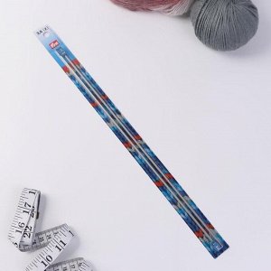 Спицы для вязания, прямые, d = 3 мм, 35 см, 2 шт