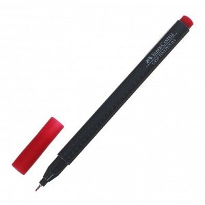 Ручка капиллярная Faber-Castell GRIP, линер 0.4 мм, карминовый