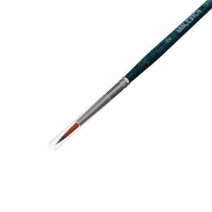 Кисть Синтетика Круглая, Malevich Andy № 2, d-2.0 мм, L-11 мм (короткая ручка), синий лак 753002