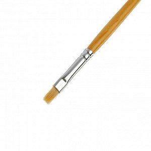 Кисть «Сонет» № 1, щетина, плоская, длинная ручка, d=5 мм