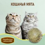 Кошачья мята, мятные игрушки и мыльные пузыри