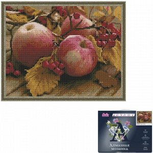 Набор ДТ Картина мозаика с нанесенной рамкой.Спелые яблоки 40*50см KM0867