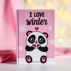 Набор Pandastic winter, палантин (180х68 см) и ежедневник, А5, 80 листов