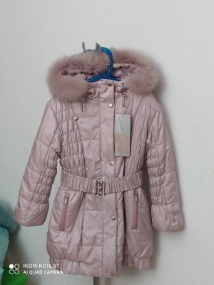 Пальто теплая зима, холодный демисезон "Шалуны" на рост 120-125 см