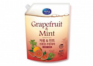 Жидкость Grapefruit & Mint для мытья посуды «Mukunghwa» 1,2 л