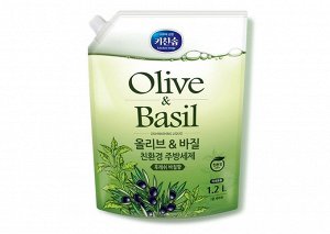 Жидкость Olive & Basil для мытья посуды «Mukunghwa» 1,2 л