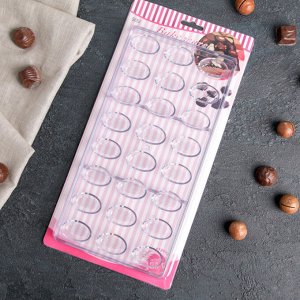 Форма для шоколада 24 ячейки "Перышки"
