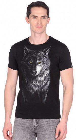 Футболки мужские Волк (Светится в темноте и ультрафиолете) NEW!