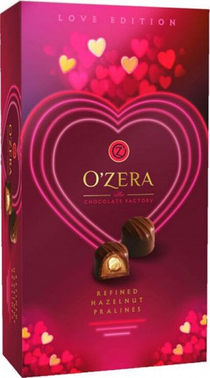 Шоколадные конфеты O'Zera пралине с цельным фундуком 230г