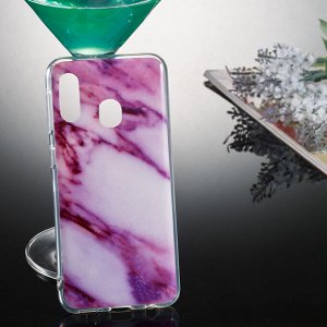 Чехол силикон с мраморным рисунком на телефон Xiaomi Redmi