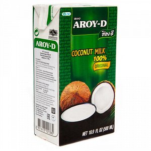 Кокосовое молоко AROY-D , 500мл, Tetra Pak