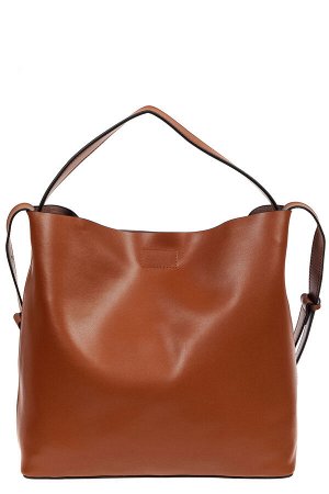 Женская сумка-мешок, цвет рыжий